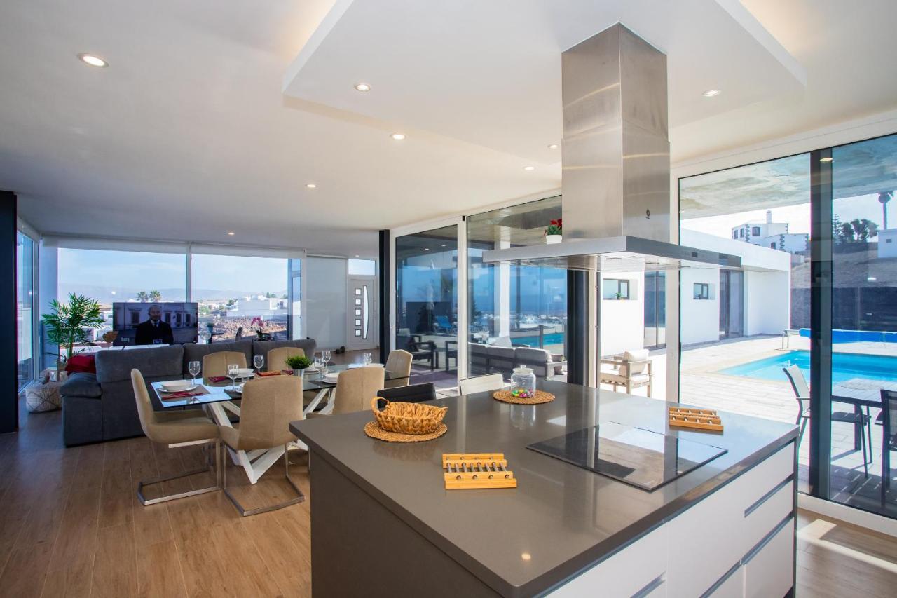 Eslanzarote Eco Villa Tony, Heated Pool, Jacuzzi, Sat Tv, Super Wifi La Costa Exterior foto