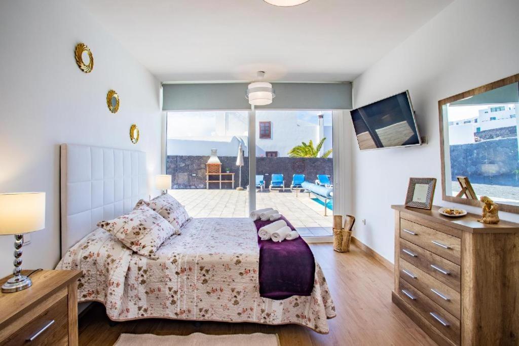 Eslanzarote Eco Villa Tony, Heated Pool, Jacuzzi, Sat Tv, Super Wifi La Costa Exterior foto